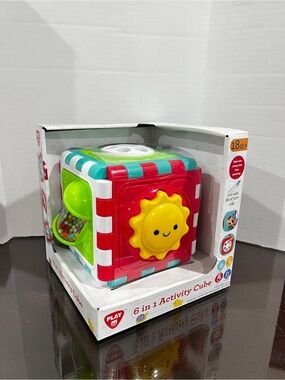 6 in 1 Activity Cube Toy Kids Toddler 18 Months Old Multicolor